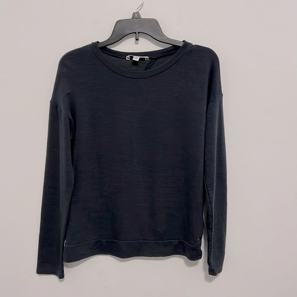 AMERICAN Eagle Long Sleeve Sweatshirt Dark Grey Size Small - Picture 1 of 9